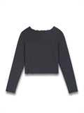 Lettuce Hem Long Sleeve Top 