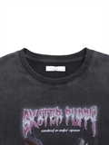  Photo Print Washed Sweatshirt
