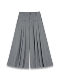 Pleated Suit Culottes 