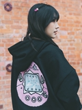  Tamagotchi Embroidered Hoodie
