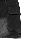  Flip Pocket Denim Skirt