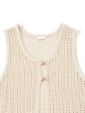 2-way Crochet Long Vest 