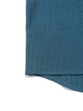 Texture Cropped Shirt With Back Slit 