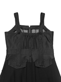 Zip Up Patchwork Dress 