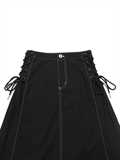 Tie Up Long Skirt 
