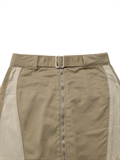  Zip Up Patchwork Skirt