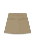  Zip Up Patchwork Skirt