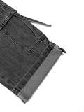  Washed Denim Pocket With Strap