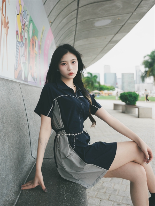 Patchwork Sporty Dress