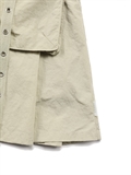  Eyelet Trims Pockets Pleated Skirts