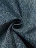  Washed Bermuda Denim Shorts