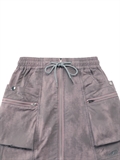  Zip Up Digital Print Skirt