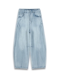  Washed Wide Leg Jeans