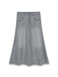  A-line Denim Skirt