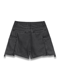  Strap Details Pocket Shorts