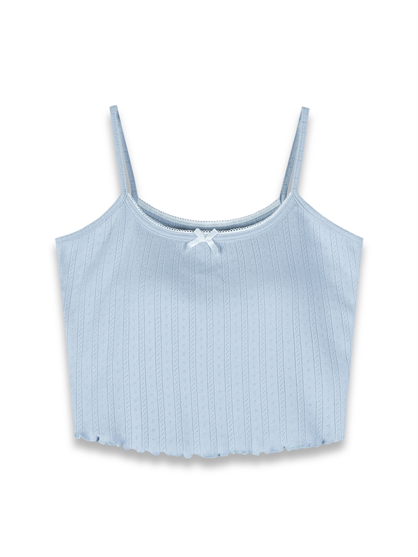 Removable Padded Lace Trim Camisole