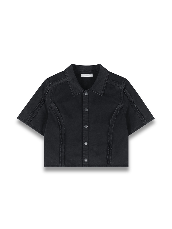 Cut Seam Washed Shirt