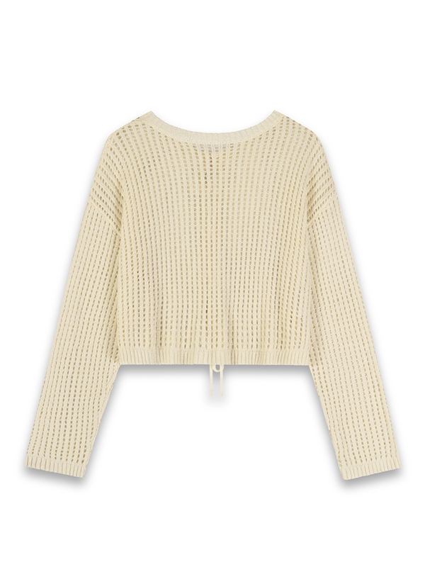 Tie Up 2-Way Knit Top