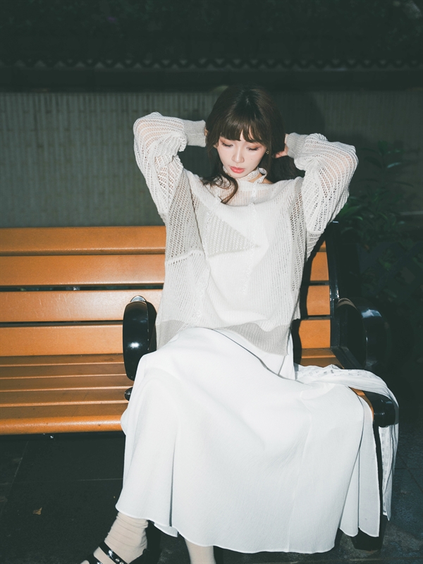 Cut-Out Knit Sweater 