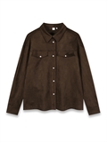  Suede Shirt Jacket (Unisex)