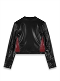  PU Leather Moto Jacket