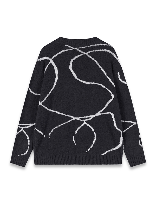 Geometric Pattern Cardigan