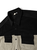  Corduroy Color Block Shirt