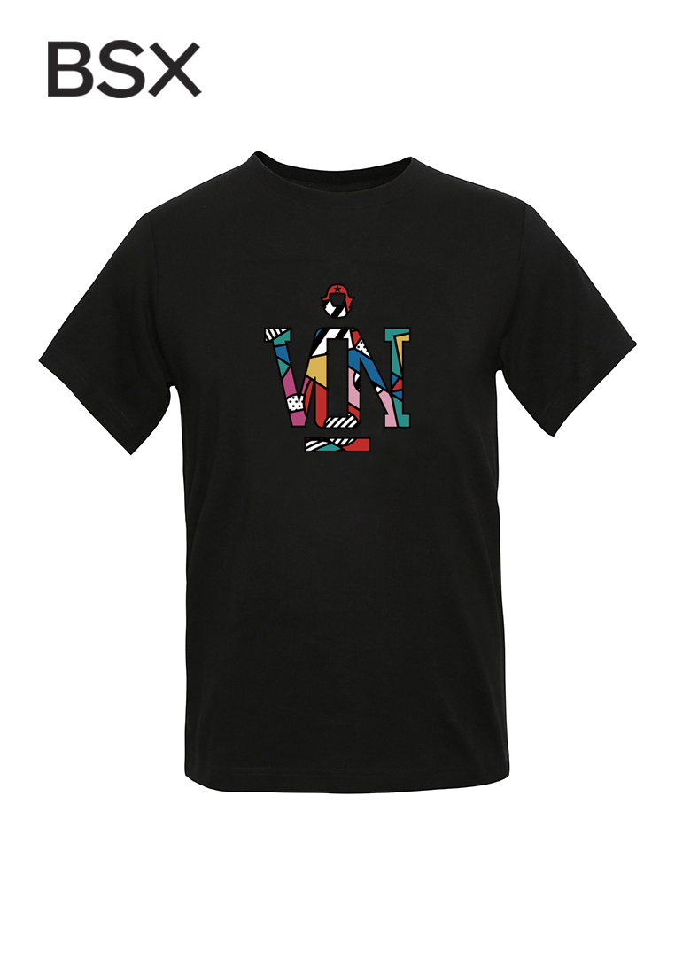 BSX Regular Fit Printed T- shirt 10409029850–BSX