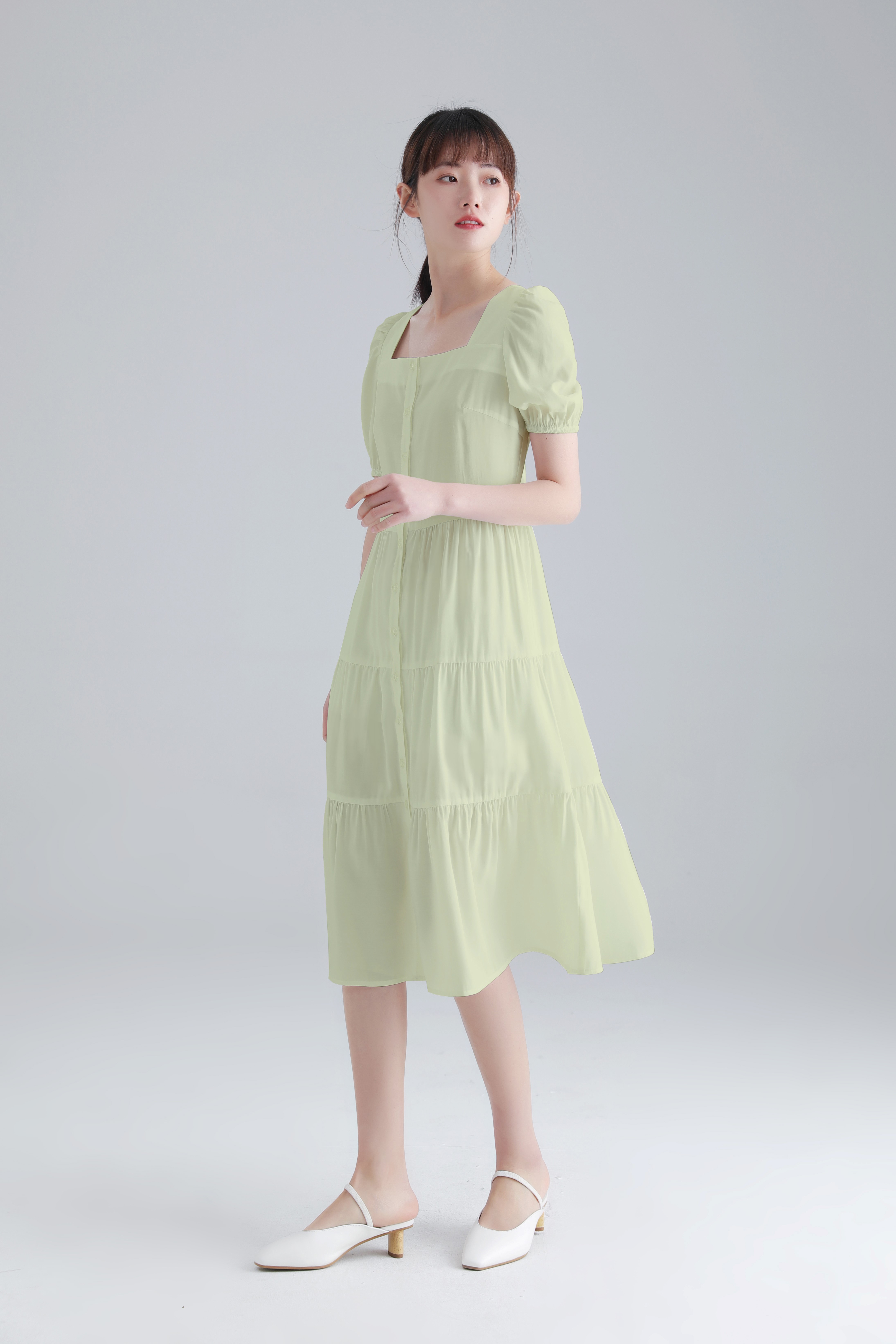 square-collar-dress