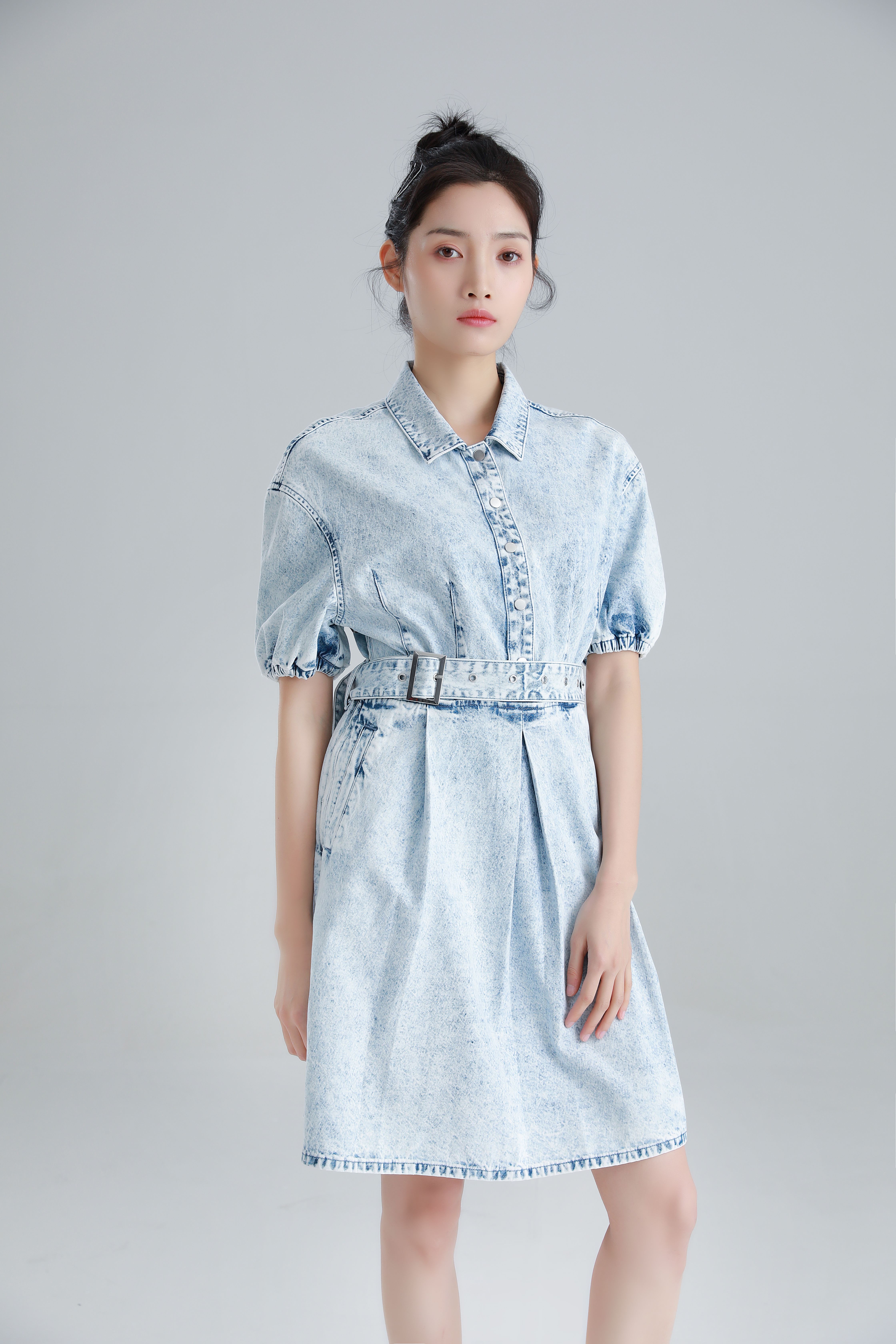 denim dress shirt dress