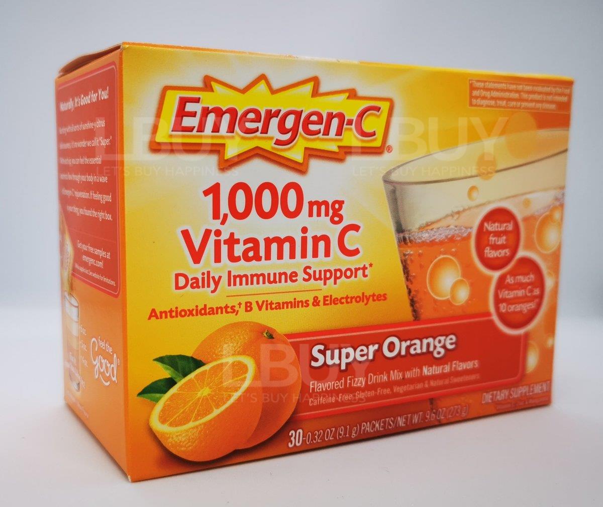 Emergen C- 即沖維他命C飲品 (香橙味） 30小袋