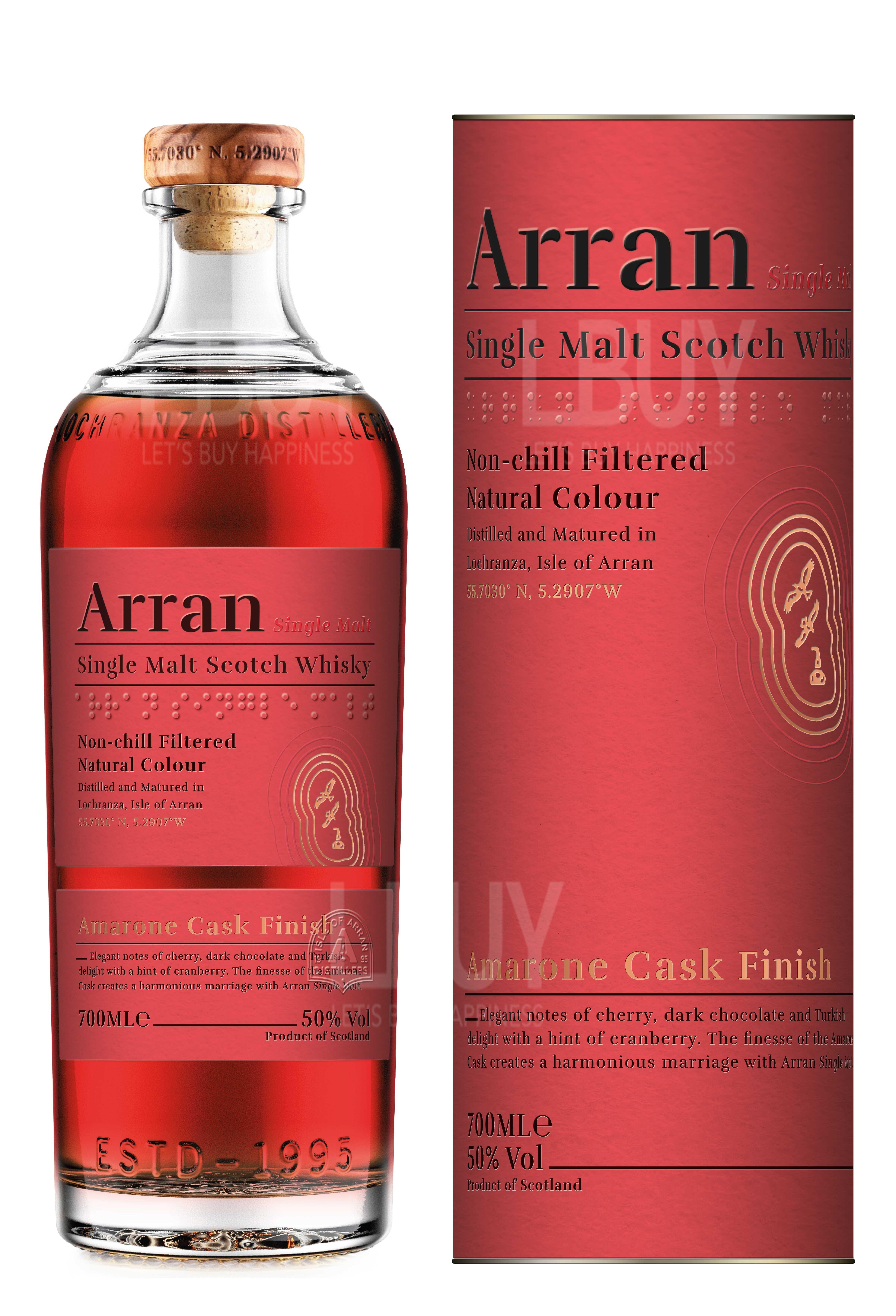 Arran Single Malt Amarone Cask Finish 50% 700ml