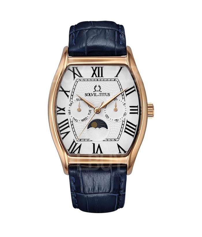 Barista Multi-Function Quartz Leather Watch