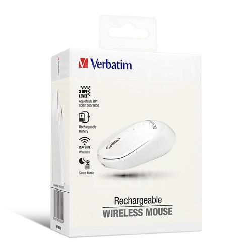 可充电无线滑鼠(白)#66382