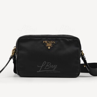 Prada Tessuto Black Shoulder Bag Crossbody Bag 1BH089