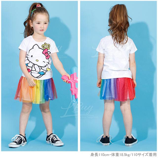 Hello Kitty 變色童裝Tee (尺碼: 90-130)
