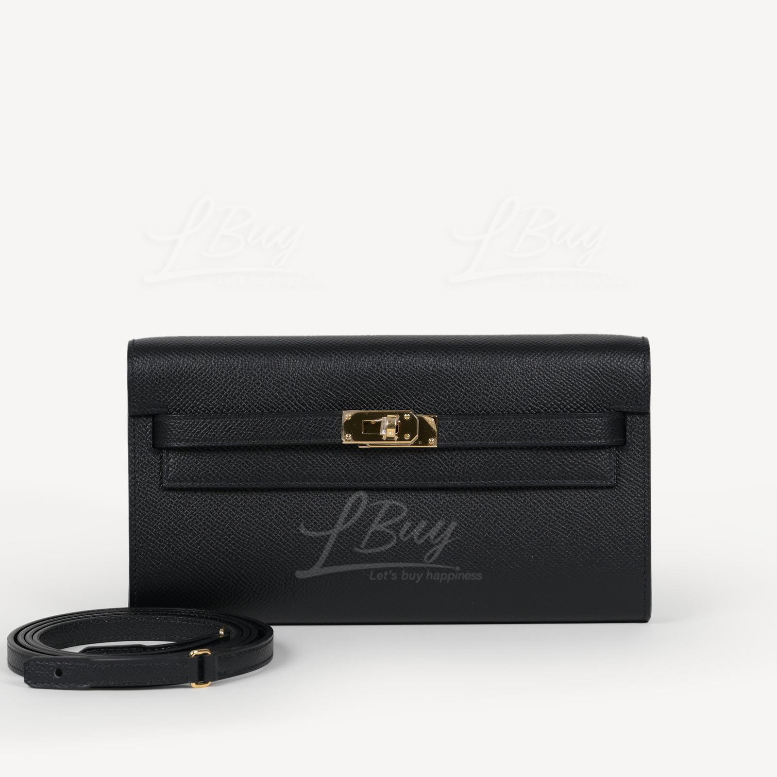 Hermes Kelly To Go Black ghw