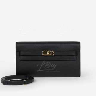 Hermes Kelly To Go Black ghw