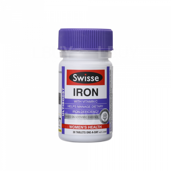 SWISSE 補鐵元素片 - 女士 30粒