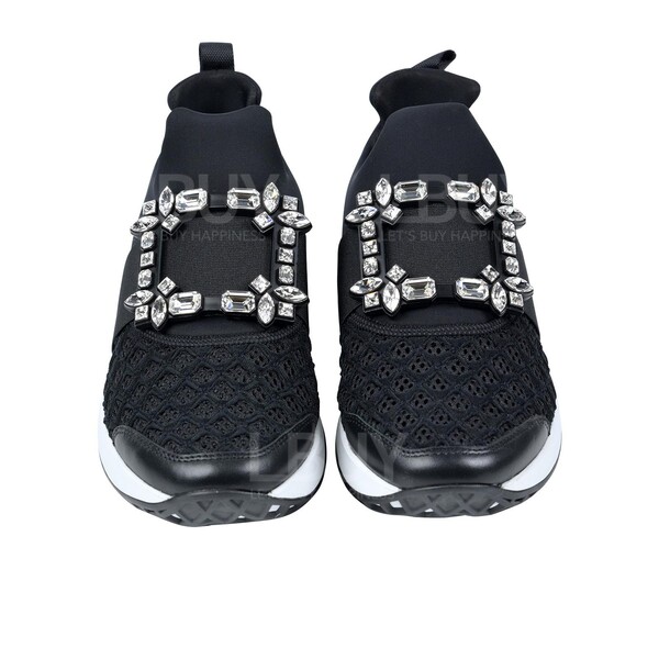 Roger Vivier-Roger Vivier Viv' Run Strass Buckle Sneakers in