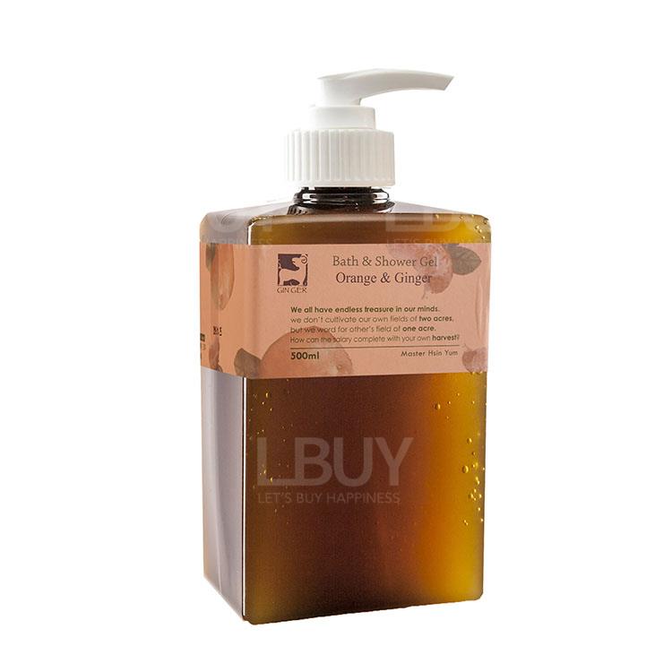 Orange Ginger Bath Gel 500ml