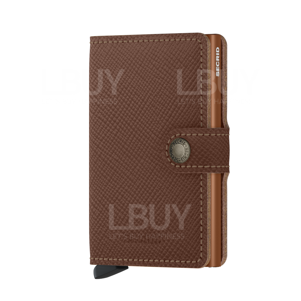 SECRID Miniwallet Saffiano Caramel