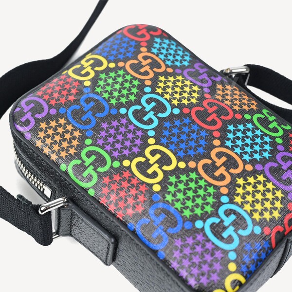 Gucci-Gucci GG Psychedelic Print Shoulder Bag