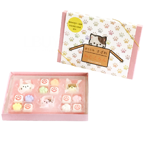 日本猫猫肉球菓子贺年礼盒