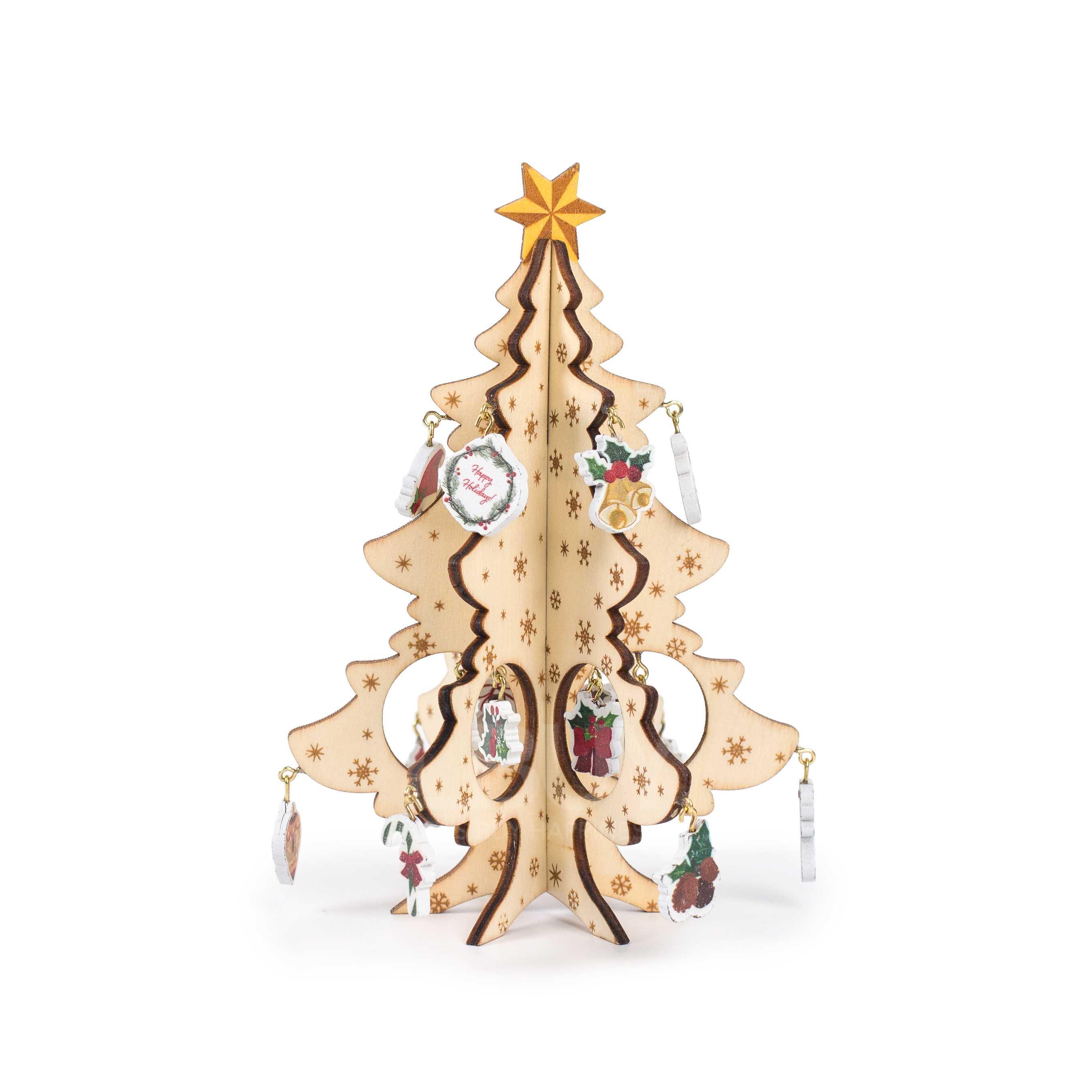 木製聖誕樹擺設 (15cm)(Christmas Decorations/Ornaments)