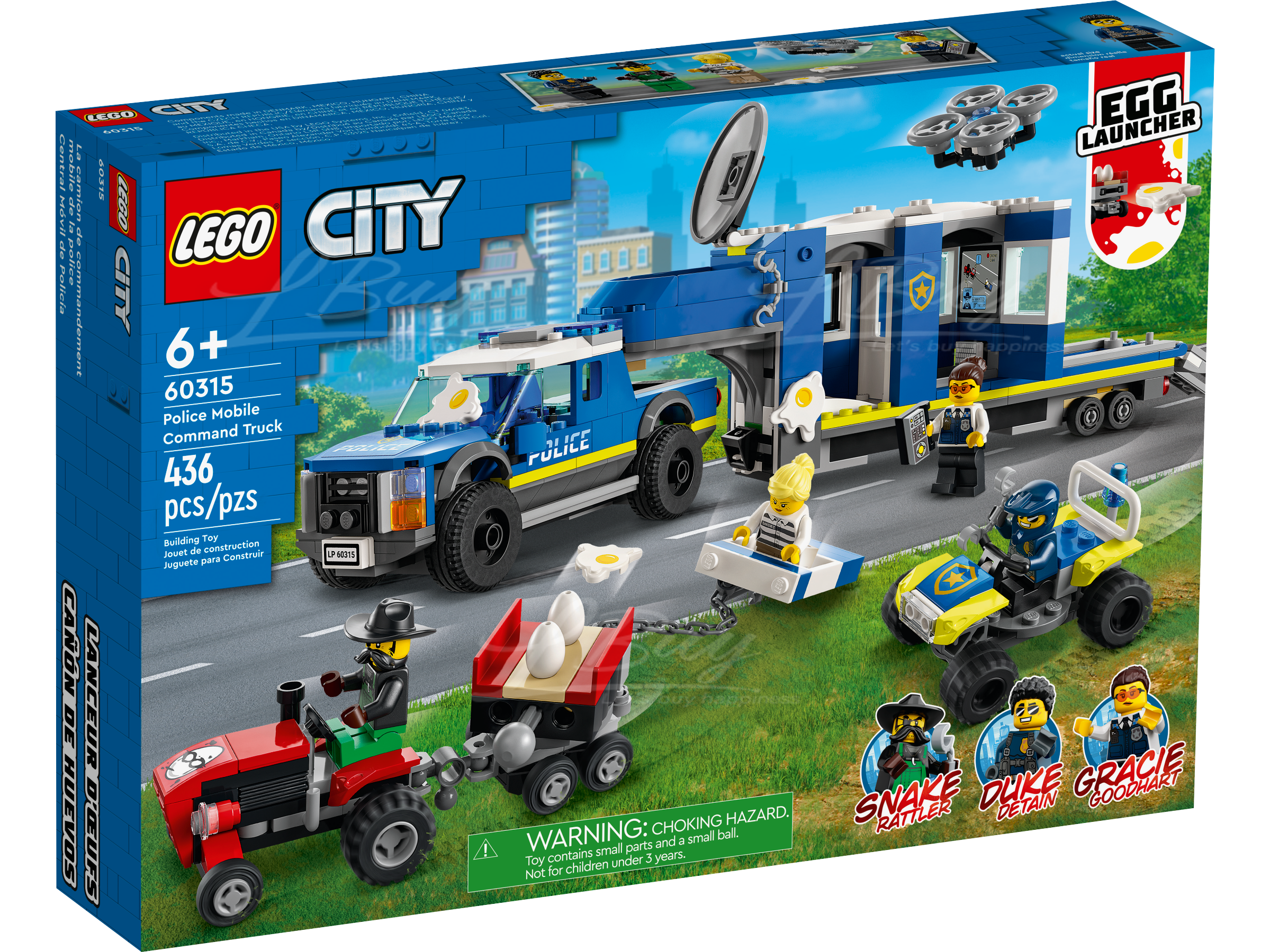 LEGO 60315 City Police Mobile Command Truck 6+