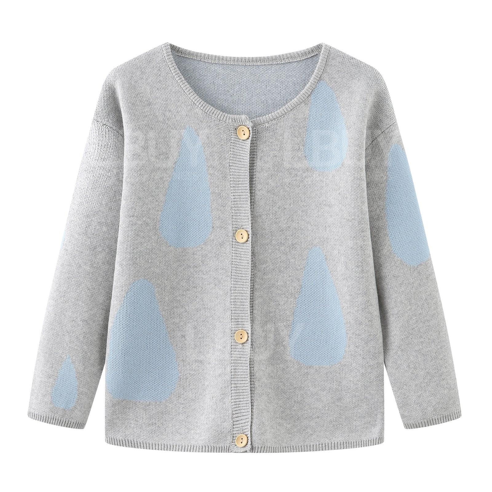 Raindrop Knitted Cardigan（Size：90-130）