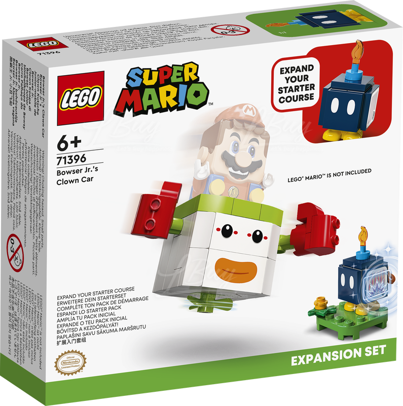 LEGO 71396 Super Mario Bowser Jr.'s Clown Car Expansion Set 6+