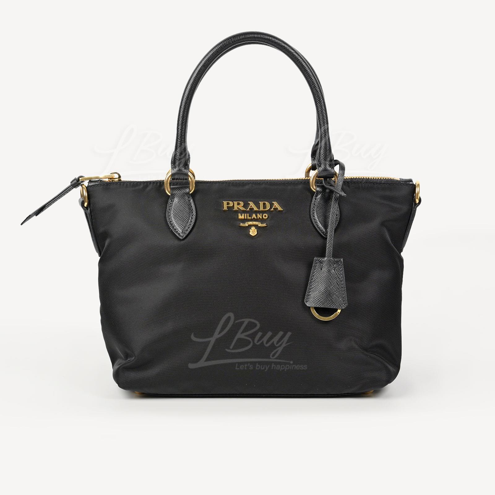 Prada Tessuto Saffiano 尼龍 黑色 手挽袋斜揹袋