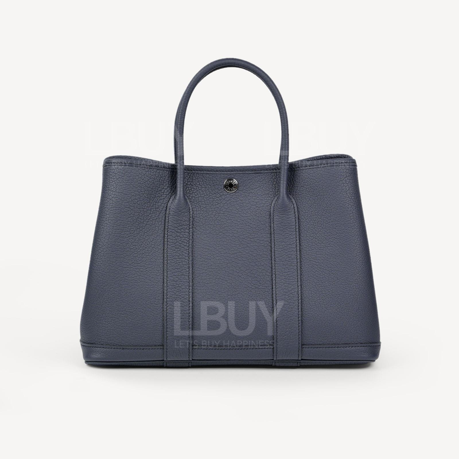 Hermes Garden Party 30 Bag 76 Bleu Indigo 靛蓝色